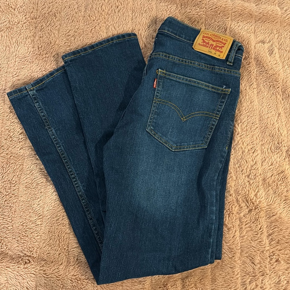 Boys Levi's Dark Blue Jeans